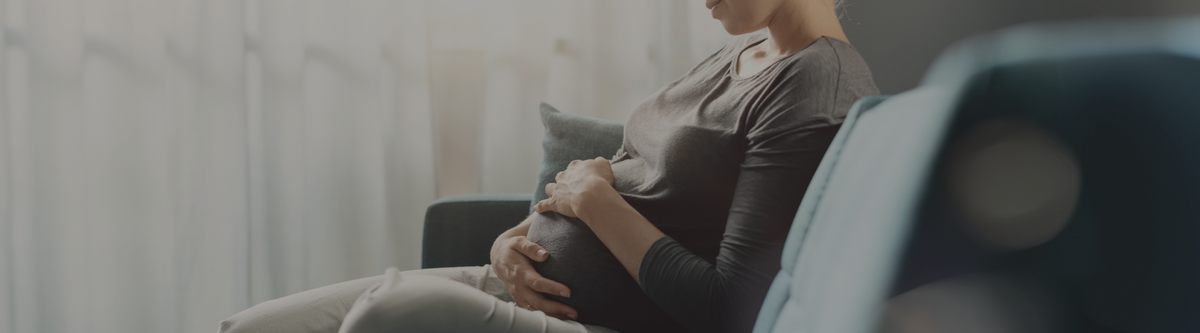 Pregnant woman representing CD38-driven NAD+ decline in human placenta.
