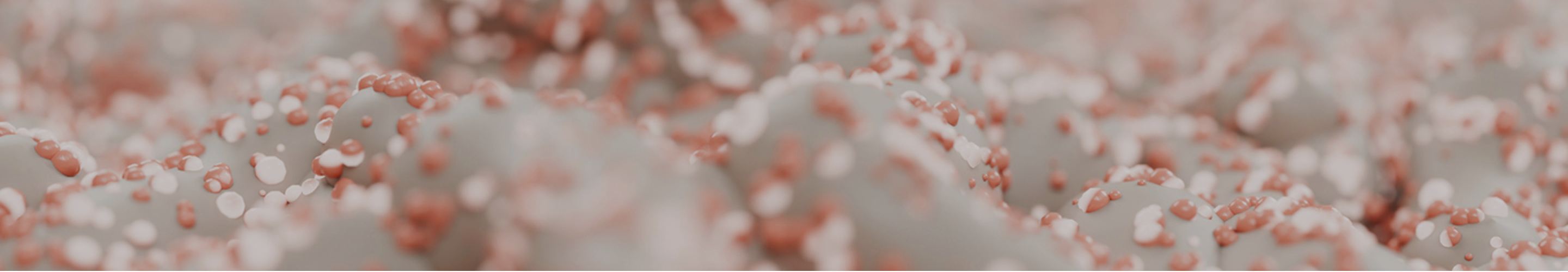 Liposomal particles visualized to represent encapsulated delivery of NAD+ and nicotinamide riboside (NR).