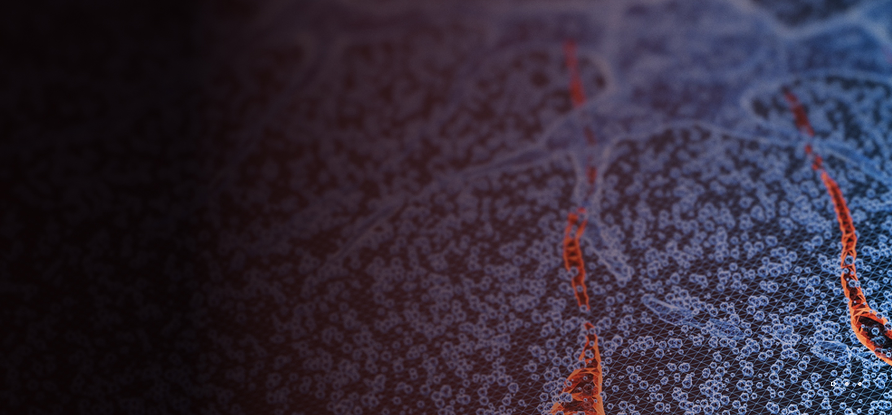 Abstract image resembling immune cells representing nicotinamide riboside (NR) research in Long-COVID.