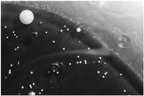 Abstract illustration of a cell membrane representing sirtuin enzymes breaking down NAD+ to regulate cellular processes in 2000.