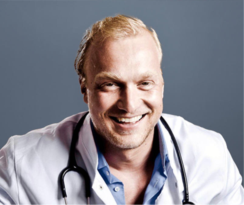 Portrait of Dr. Michael Sagner, physician and pioneer in preventative medicine, dedicated to promoting health and wellness through early intervention.